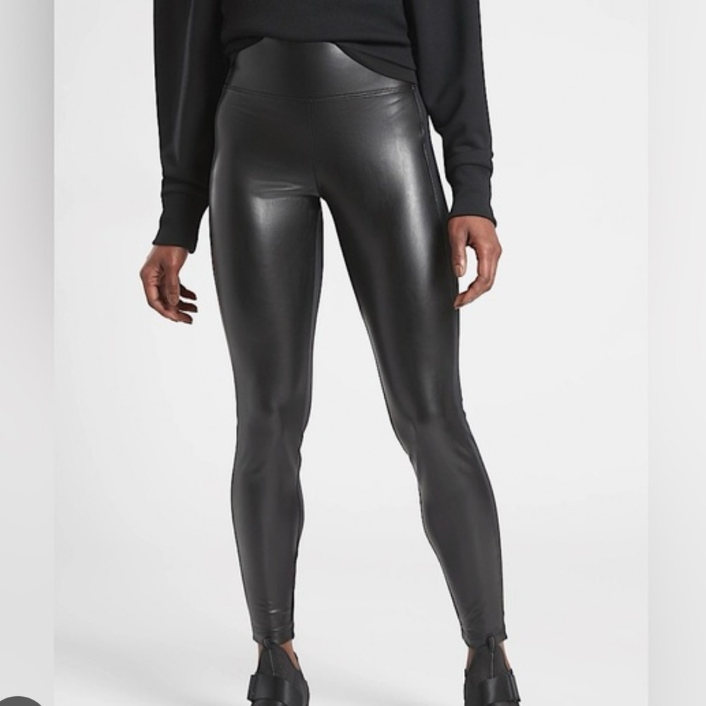 Athleta Delancey Shine Tight Leggings black Size XL